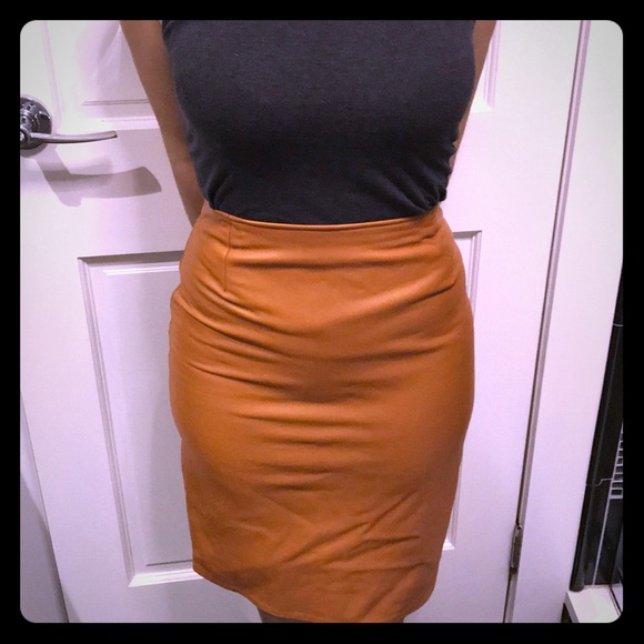 Caroll Paris Dresses & Skirts - Genuine Leather skirt Caroll Paris Dresses & Skirts - Genuine Leather skirt